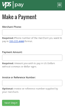 mobile transaction screenshot